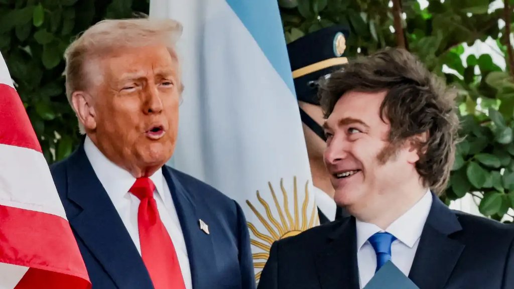 Donald Trump e Javier Milei.