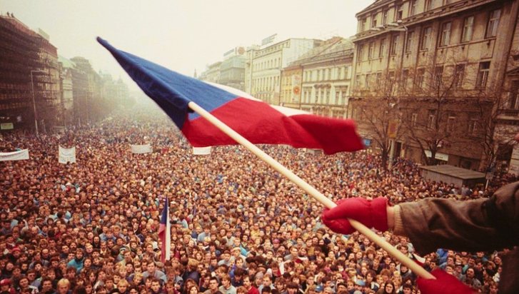 Velvet Revolution na Tchecoslováquia