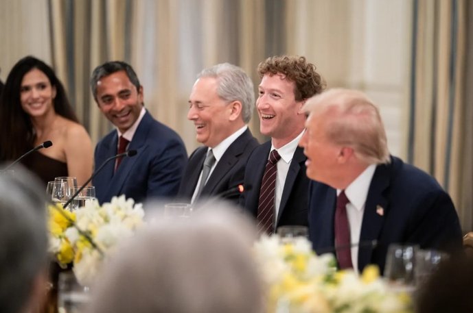 Mark Zuckerberg e Donald Trump