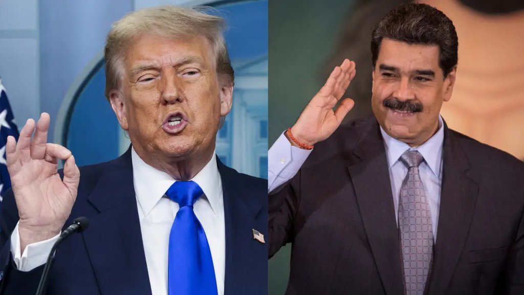 Trump e Maduro, imagem ilustrativa.