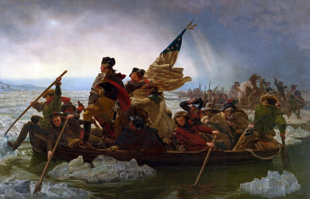 Emanuel Leutze, Washington Crossing the Delaware1851, Metropolitan Museum of Art