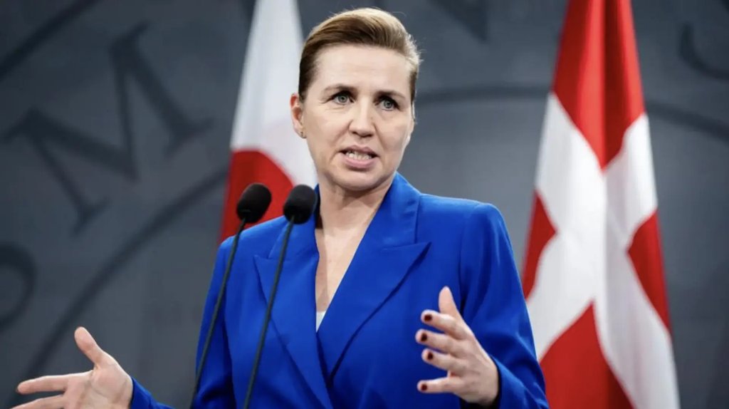 Primeira-ministra da Dinamarca Mette Frederiksen, imagem ilustrativa