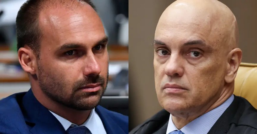 Moraes irá atrás de Eduardo Bolsonaro