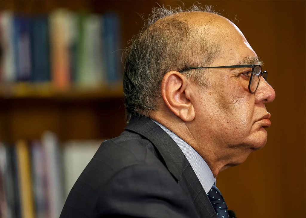 Gilmar Mendes de perfil. Imagem ilustrativa