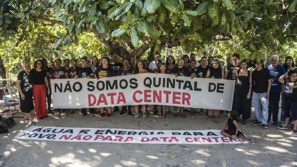 Cearenses protestam contra projeto.