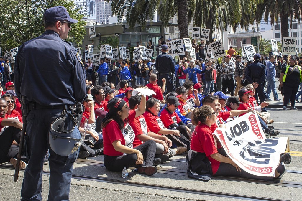 Protestos trabalhistas