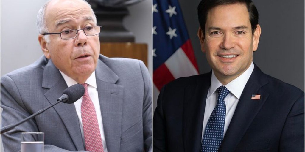 Marco Rubio e Mauro Vieira.
