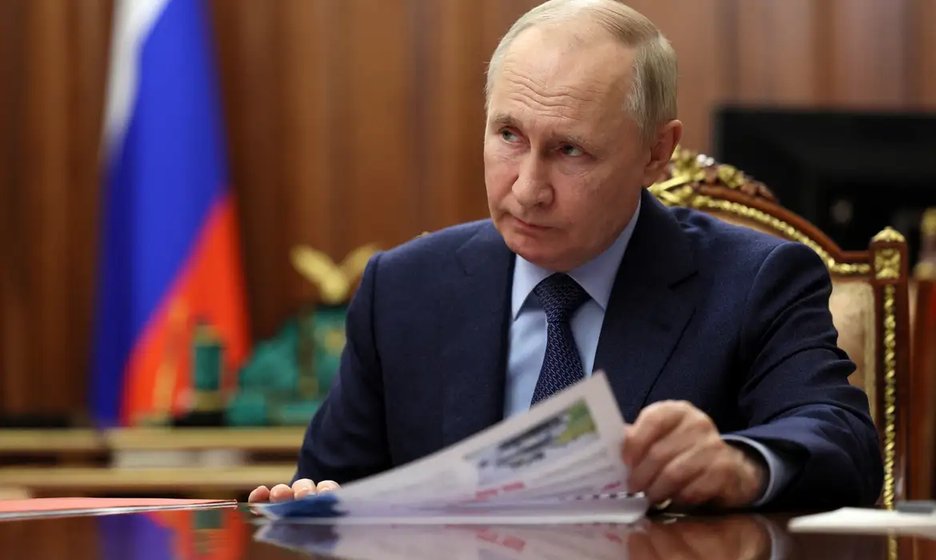 Presidente russo Vladimir Putin. Imagem ilustrativa