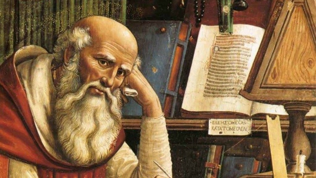 Pintura de São Jerônimo. Imagem ilustrativa.