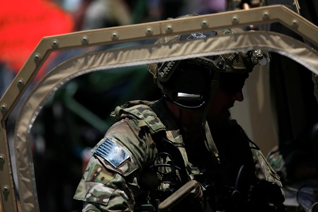 Soldado americano no México.